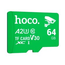 Карта памяти HOCO camera microSD 64Gb (A2/U3/Class 10)