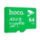 Карта памяти HOCO camera microSD 64Gb (A2/U3/Class 10)