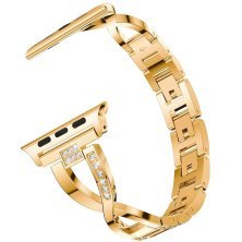 Ремінець металевий стрази SMART BUCKLE X APPLE WATCH 42мм | 44мм | 45мм | 49мм