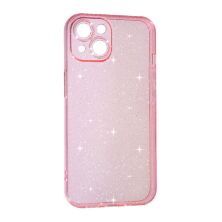 Силікон Clear Shine для Apple iPhone 15 Plus Pink