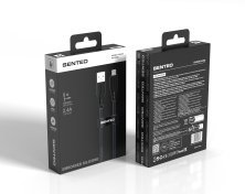 USB Cable Senteo SL-04 Embossed Transparent Silicone A-L 2,4A