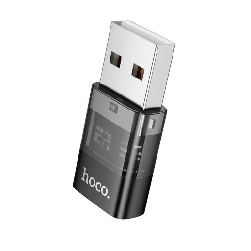 OTG-адаптер HOCO UA36C USB (папа) - Type-C (мама), чорний