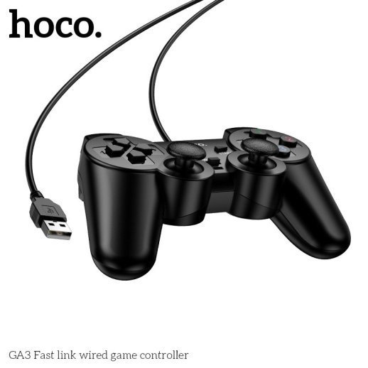 Геймпад джойстик HOCO GA3 Fast link, чёрный
