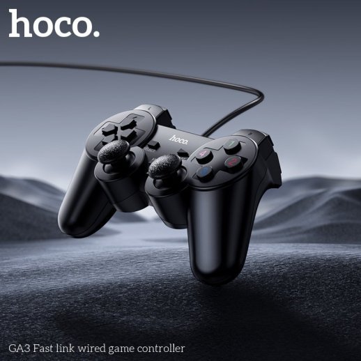 Геймпад джойстик HOCO GA3 Fast link, чёрный