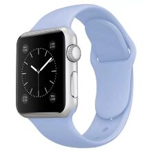 Ремінець силіконовий для Apple Watch 42 | 44 | 45 мм LARGE SIZE 5_LILAC_CREAM