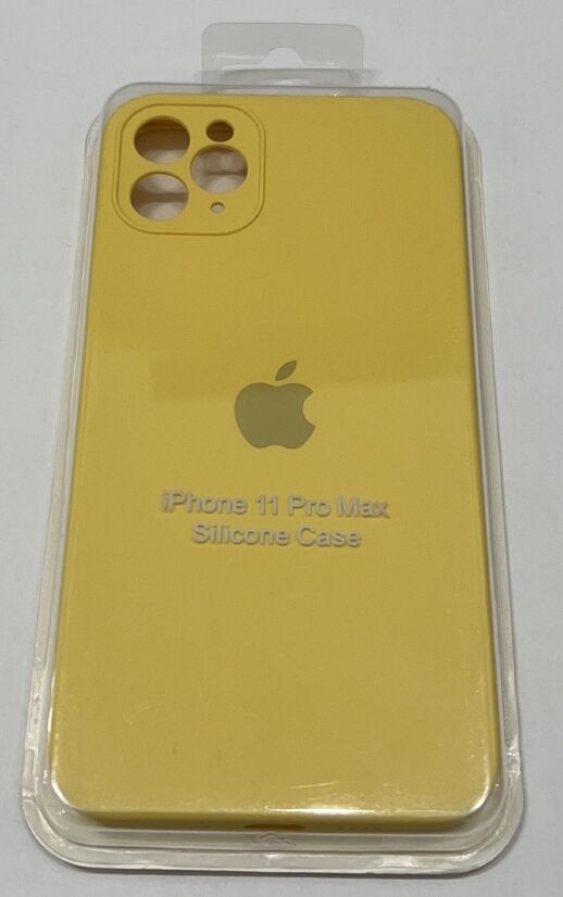 Чохол Silicone Case Copy Apple iPhone 11 Pro Max Square Yellow, 09