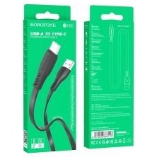 USB кабель BOROFONE BX85 USB - Type-C, чорний
