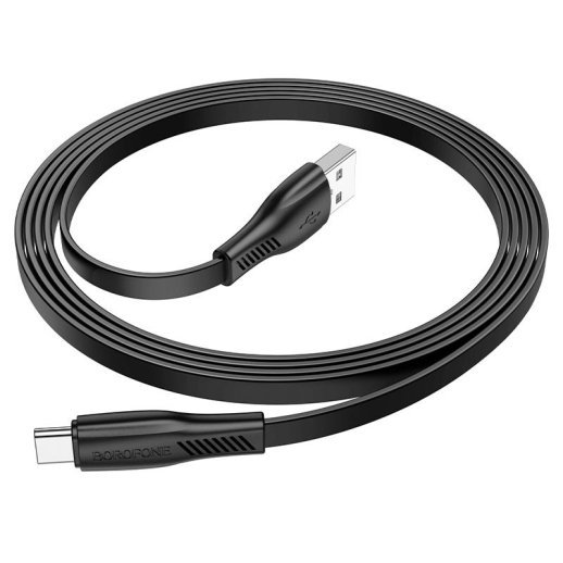 USB кабель BOROFONE BX85 USB - Type-C, чорний