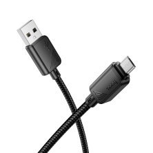 USB кабель HOCO X113 USB - micro USB, 1 метр, чорний
