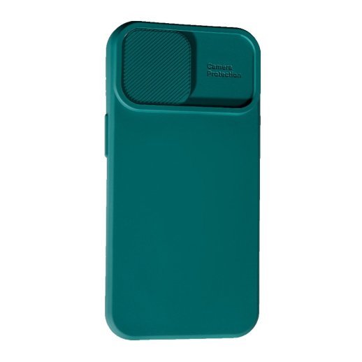 Силіконовий чохол Case Camera для Apple iPhone 13/14 Green
