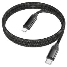 USB-C кабель HOCO U126 Type-C - Lightning, ЧОРНИЙ
