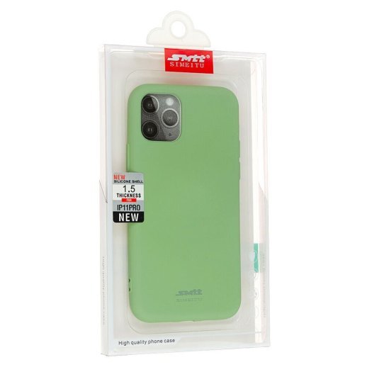 Силікон Case SMTT (AA) для Apple iPhone 11 Pro Green