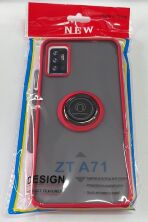 Case Ring for ZTE A71 Red