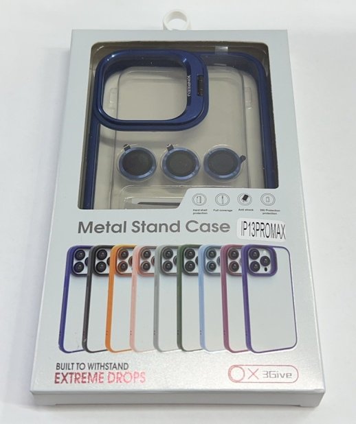 Чехол Metal Stand Case Apple Iphone 13 ProMax Black 4