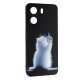 Накладка Fashion Mix для Xiaomi Redmi 13C/Poco C65 White Cat