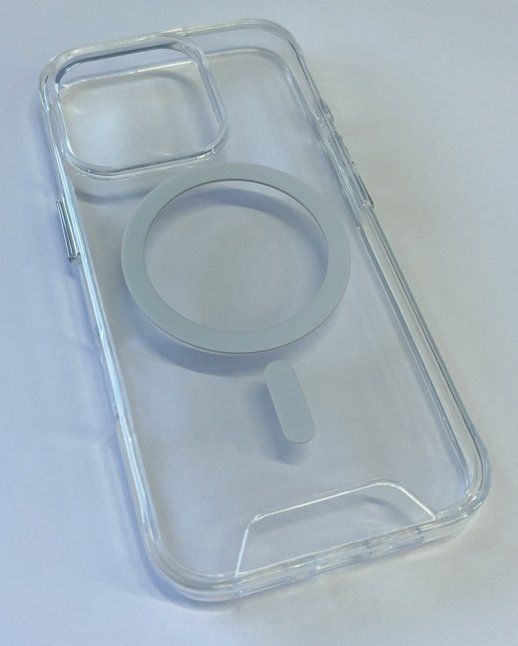 Силикон Space for Apple Iphone 16 Pro with Magsafe Прозорий