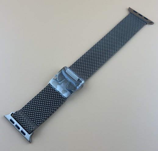 Ремінець для Apple Watch Milanese Loop New 42/44/45/49mm Natural Titanium