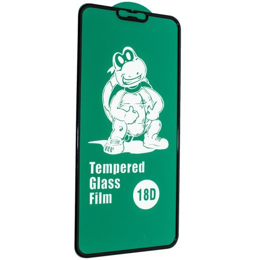 Захисне скло 18D із захисним бортом REALME C2 ЧОРНИЙ