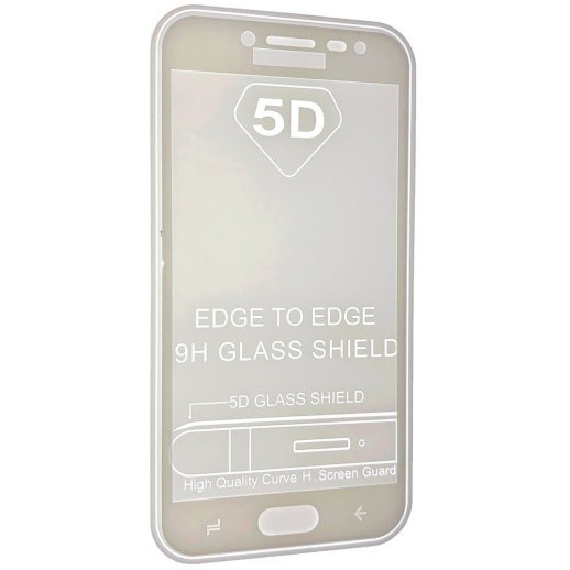 Скло 5D FULL GLUE TRIPLEX SAMSUNG J250 Galaxy J2 (2018) БІЛИЙ тех. пак.