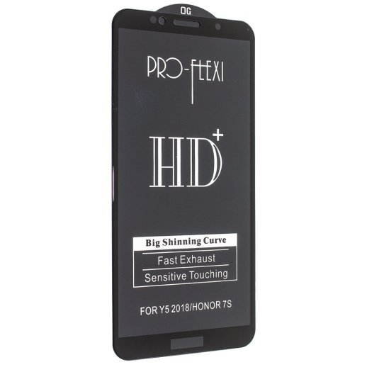 Захисне скло PRO-FLEXI HD+ HUAWEI Y5P | Y5 2018 | HONOR 7S ЧОРНИЙ