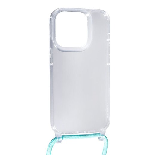 Силікон Transparent Case with Rope для Apple iPhone 13 Pro Green