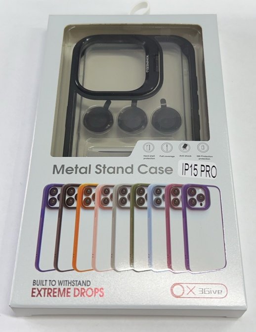 Чехол Metal Stand Case Apple Iphone 15 Pro