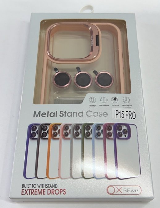 Чехол Metal Stand Case Apple Iphone 15 Pro