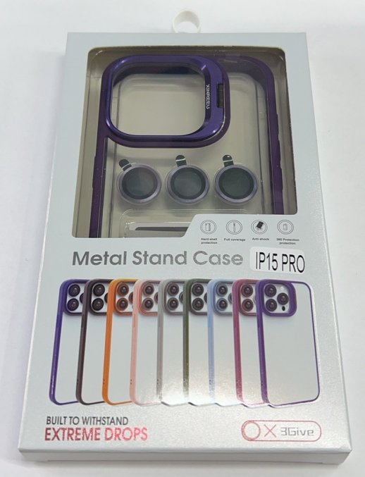 Чехол Metal Stand Case Apple Iphone 15 Pro