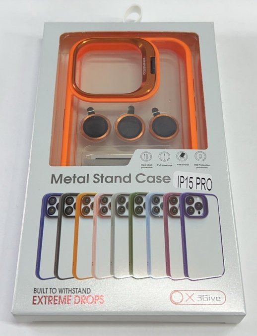 Чехол Metal Stand Case Apple Iphone 15 Pro