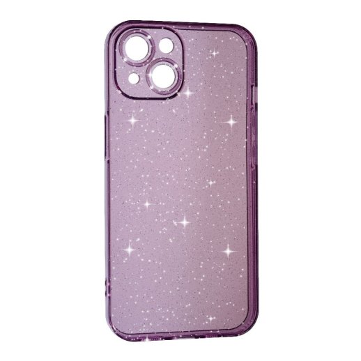 Силікон Clear Shine для Apple iPhone 15 Plus Violet
