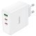 Мережевий зарядний пристрій HOCO N30 2 TYPE-C PD 65W + USB QC 3.0, белый