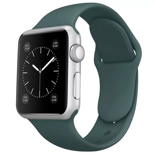 Ремінець силіконовий для Apple Watch 38мм | 40мм | 41мм LARGE SIZE