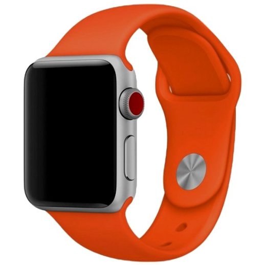 Ремінець силіконовий для Apple Watch 38мм | 40мм | 41мм LARGE SIZE