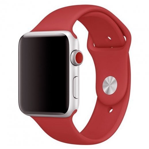 Ремінець силіконовий для Apple Watch 38мм | 40мм | 41мм LARGE SIZE