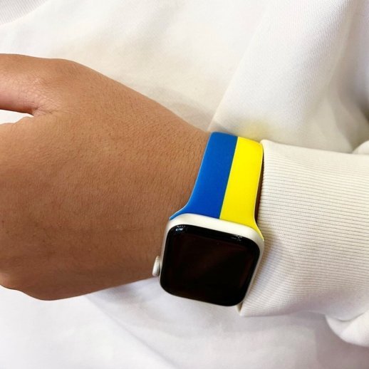 Ремінець силіконовий для Apple Watch 38мм | 40мм | 41мм LARGE SIZE