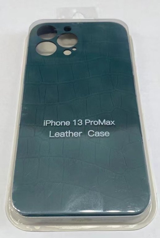 Чохол Croco Leather Apple iPhone 13 Pro Max Black