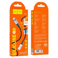 USB кабель HOCO X92 USB - Lightning 3 MЕТРИ ЧОРНИЙ