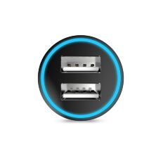 Автомобільний зарядний пристрій HOCO UC204 2 USB 2.4A