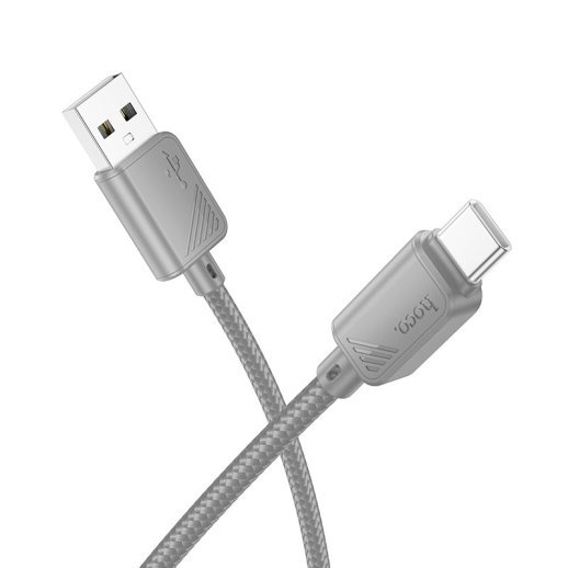 USB кабель HOCO X113 USB - Type-C, 1 метр, сірий