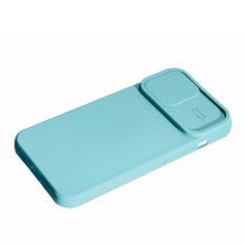 Силіконовий чохол Case Camera для Apple iPhone 13/14 Light Blue
