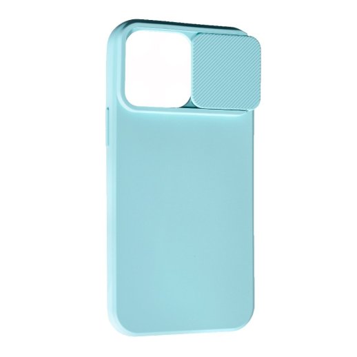 Силіконовий чохол Case Camera для Apple iPhone 13/14 Light Blue
