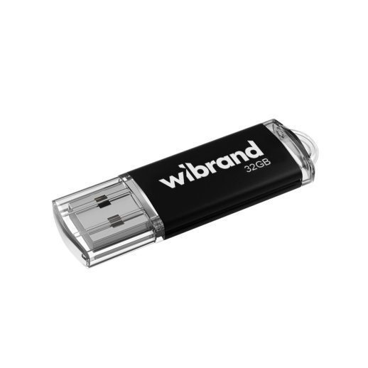 USB флеш 32Gb Wibrand Cougar Black 2.0