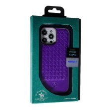 Чохол ШКІРА POLO RAVEL для Apple iPhone 14 Pro Purple