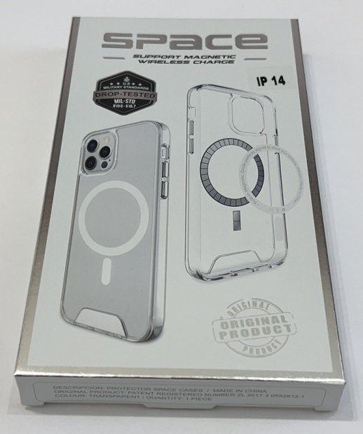 Силикон Space for Apple Iphone 14 with Magsafe Прозорий