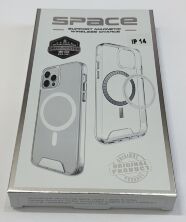 Силикон Space for Apple Iphone 14 with Magsafe Прозорий
