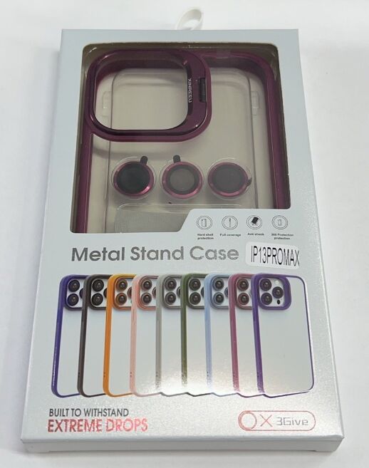 Чехол Metal Stand Case Apple Iphone 13 ProMax Deep Purple 5