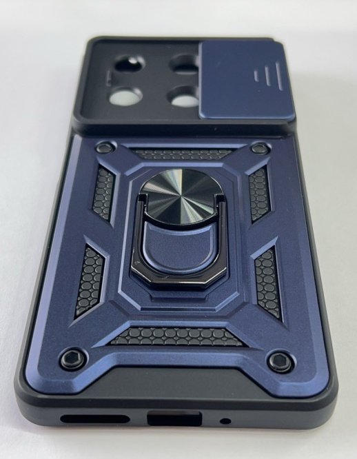 Armor Case With Curtain for Xiaomi Redmi Note 13 5G Dark Blue