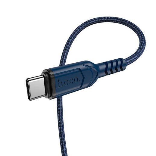 USB кабель HOCO X59 USB - Type-C 1 MЕТР СИНIЙ