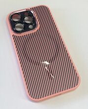 Case Carbone Shield Magsafe  for Apple Iphone 14 Pro Pink