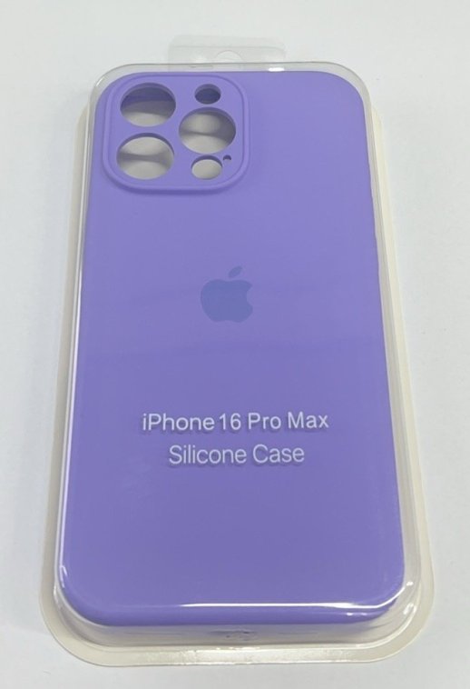 Чехол Silicone Case Copy Apple iPhone 16 ProMax Square Elegant Purple 26